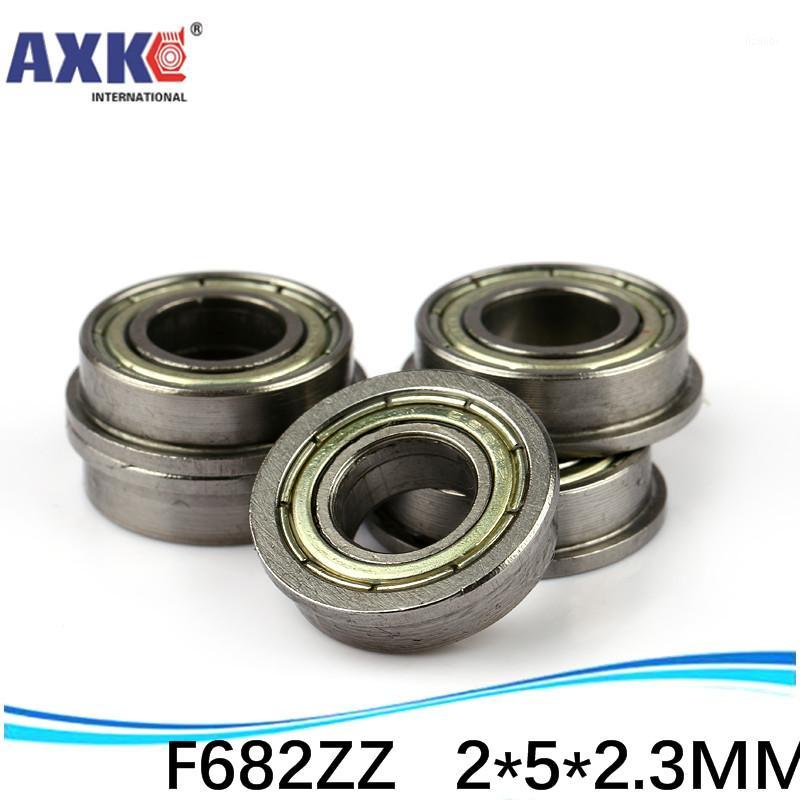 

10pcs stainless steel flange bushing 440C ABEC-5 high level micro bearing SF682ZZ SF682-zz SF682 SSF682ZZ 2*5*6.1*2.3*0.6 mm1