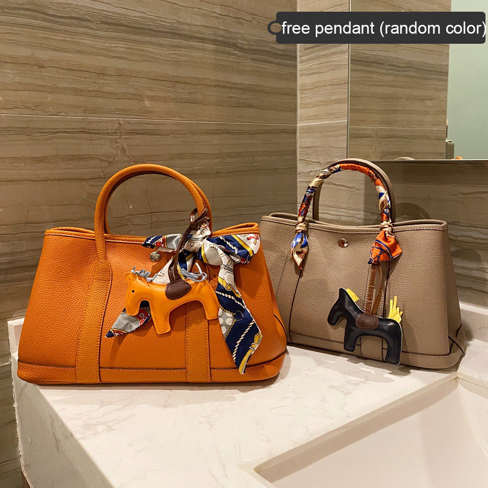 

31cm Genuine Leather Designers Handbags Women Fashion Totes Litchi Pattern Bag European and American Ladies Purse Handbag 9 Color Wholesale, Make up the difference