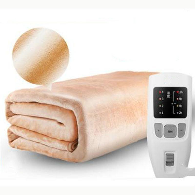 

180cm Security Dual Temperature Timing Controller Electric Bed Blanket Household Electric Mattress Soft Mat Warmer Heating Pad1