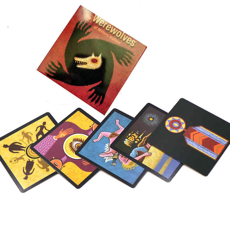 HAY HOUSE 2020 werewolf board game full English home party card games for family activity basic & moon expansion DIXIT-image-751343358