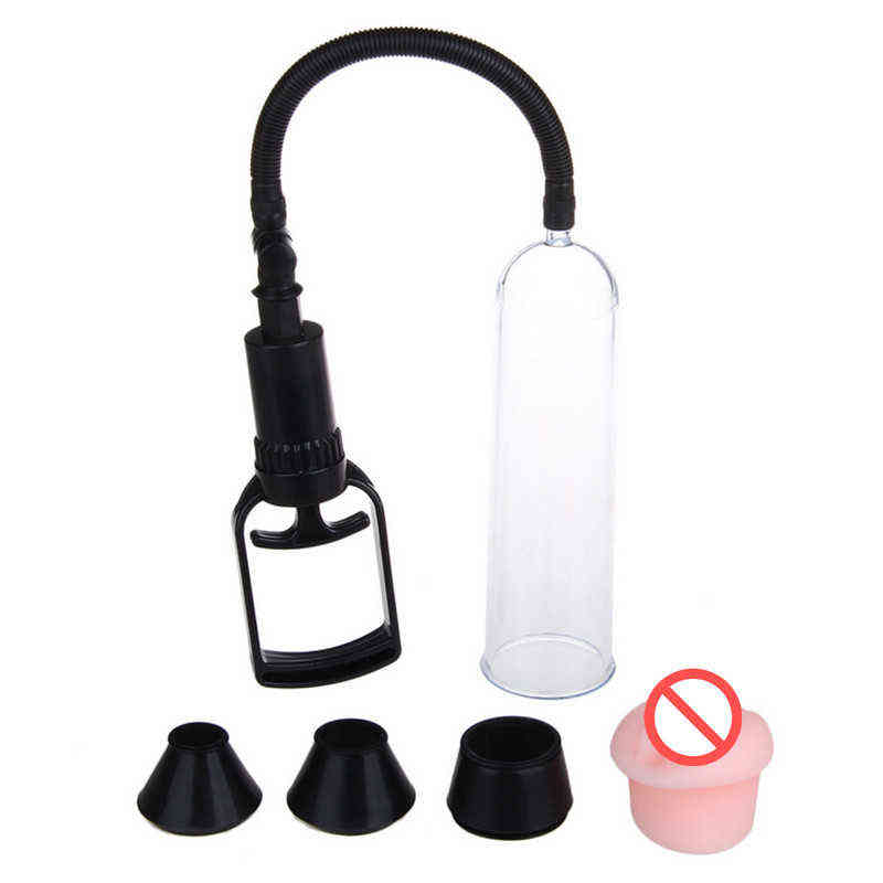 

NXY Sex pump toys Enlarge Penis Pump Pennis Increase Enlargement Vacuum Trainer Cock Dick Extender Male Massager Toys For Men 18+ 1227