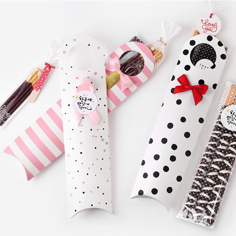 

5Pcs Candy Paper Bag Finger Shape Sweets Bags Chocolate Packaging Box Birthday Party Baking Supplies Wedding Candy Decoration