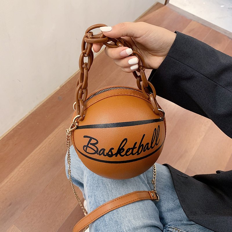 

HBP Luxury Handbag Women Bags Design Cute Basketball Hand Bag Girls Chain Crossbody, White handbag
