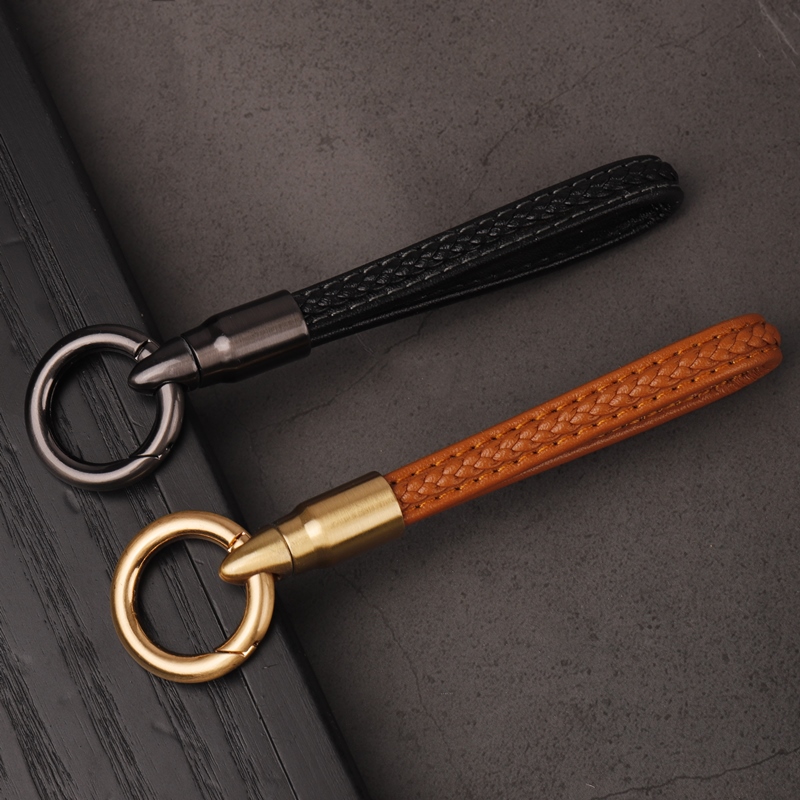 

For Auai benz Bmw tesla Various car key sets Bullet car keychain pendant ring remote keychain male and female personality creative, Black