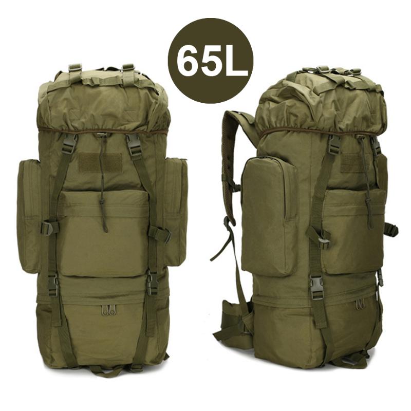 

65L/6L Big Capacity Army Tactical Backpack Backpack Men Large Travel Waterproof Trekking Camping Outdoor