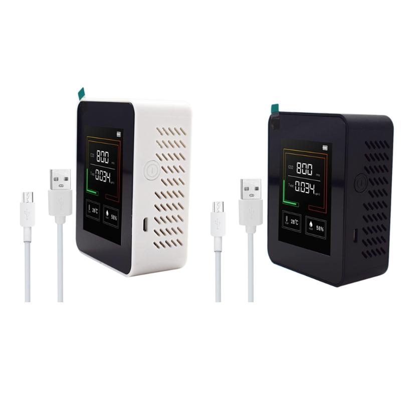 

Carbon Dioxide CO2 Monitor TVOC Temperature Humidity CO2 Concentration Meter T8WE