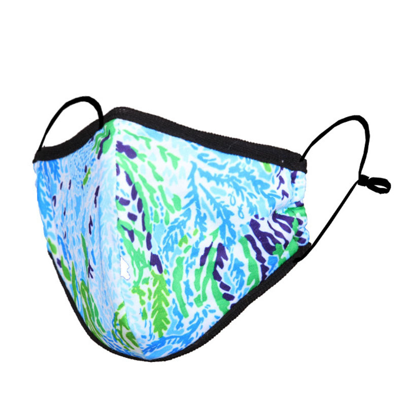

28 Designer face mask 3D printed leopard USA flag Leaf cotton mask adjustable anti-dust and anti-haze wash durable fashion