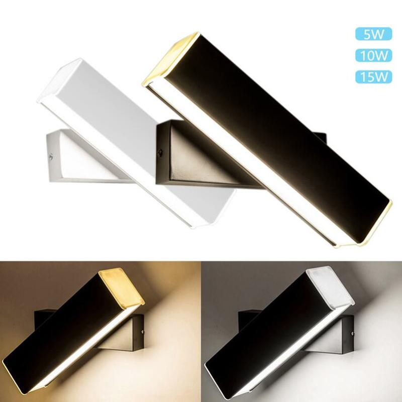 

5W/10W/15W Led Wall Lamp 360 degrees rotation Wall Mounted Sconce Lights lamp Decorative Living Room Bedroom Corridor Light