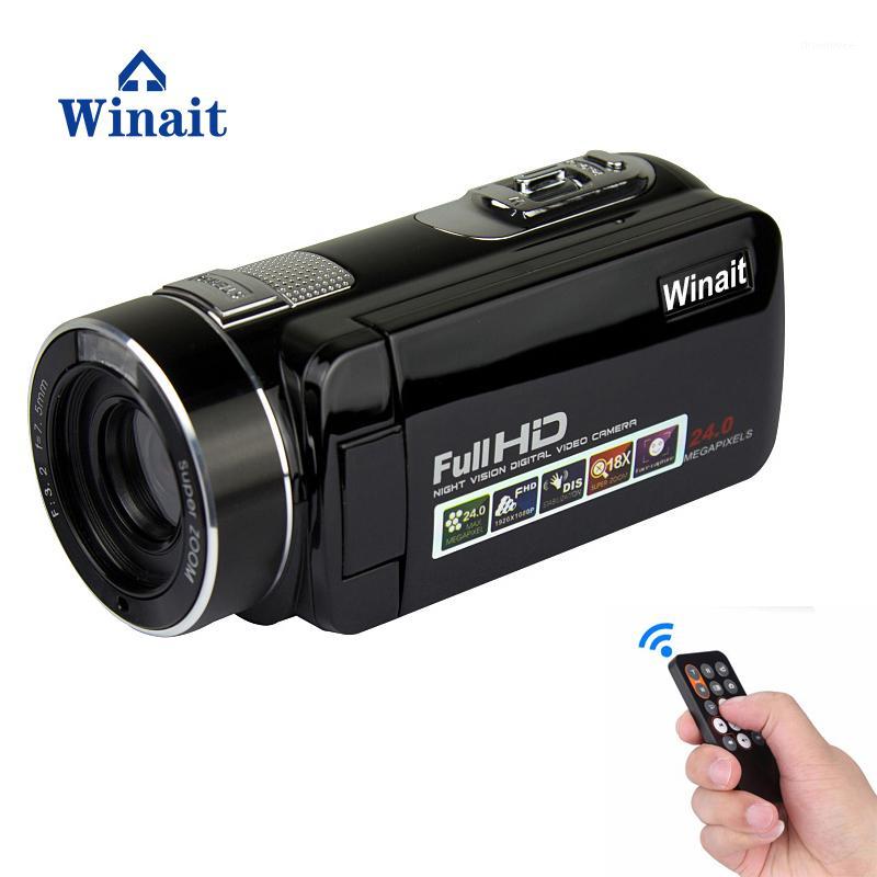 

WINAIT hot sell Full HD 1080p digital video camera with 24mp free shipping1, Black