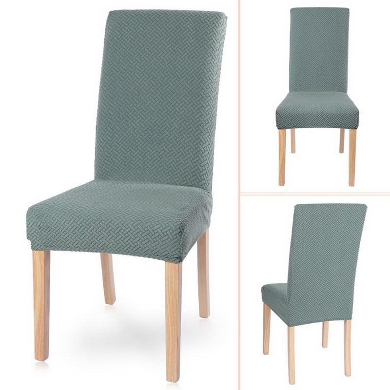 

NEW Jacquard Dining Chair Cover Elastic Spandex Slipcover Case Kitchen Stretch Chairs Seat Protector