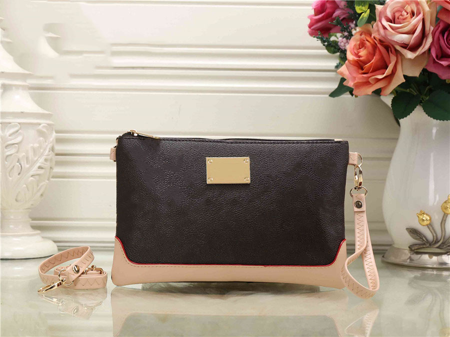 

Classic Printing Flower Messenger Bag Real Leather Women Handbag Pochette Metis Totes Handbags Purse Shoulder Bags Crossbody