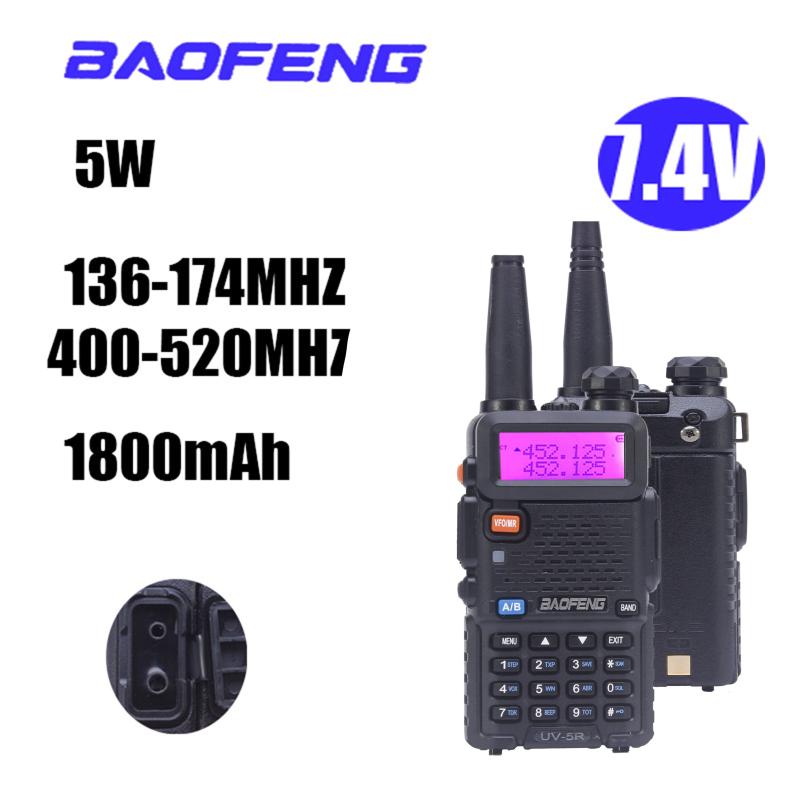 

Baofeng UV-5R Walkie Talkie Professional CB Radio Station Baofeng UV 5R 5W VHF UHF Portable Hunting Ham Radio