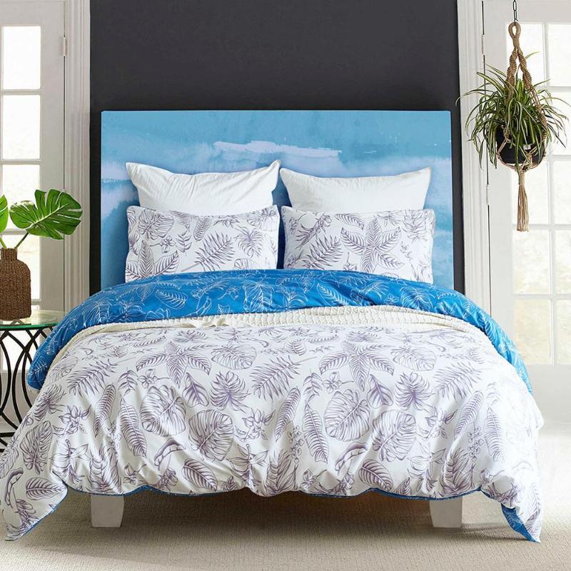 

Morden Queen King bed sets printing bed cover comforter bedding set duvet cover Bedclothes Quilt Pillow case Home Textile1, White