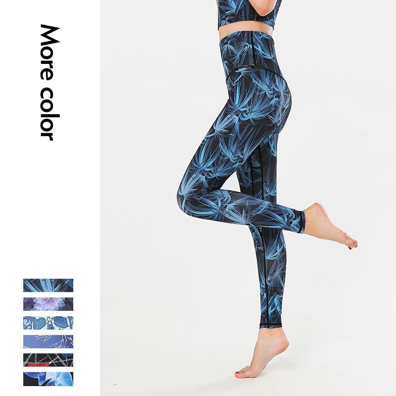 

Sport Pants For Women Fitness Sexy Gym Leggings Workout Running Tights High Waist Print Yoga Pants Sportswear XL1, Hk246
