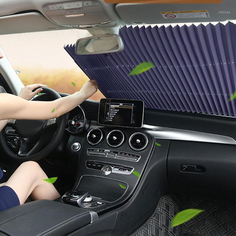 

Automatic Extension Car Window Sunshade Upgrade Auto Windshield Sun Shade Car Window Sunshade Sun Visor Protector For Products1