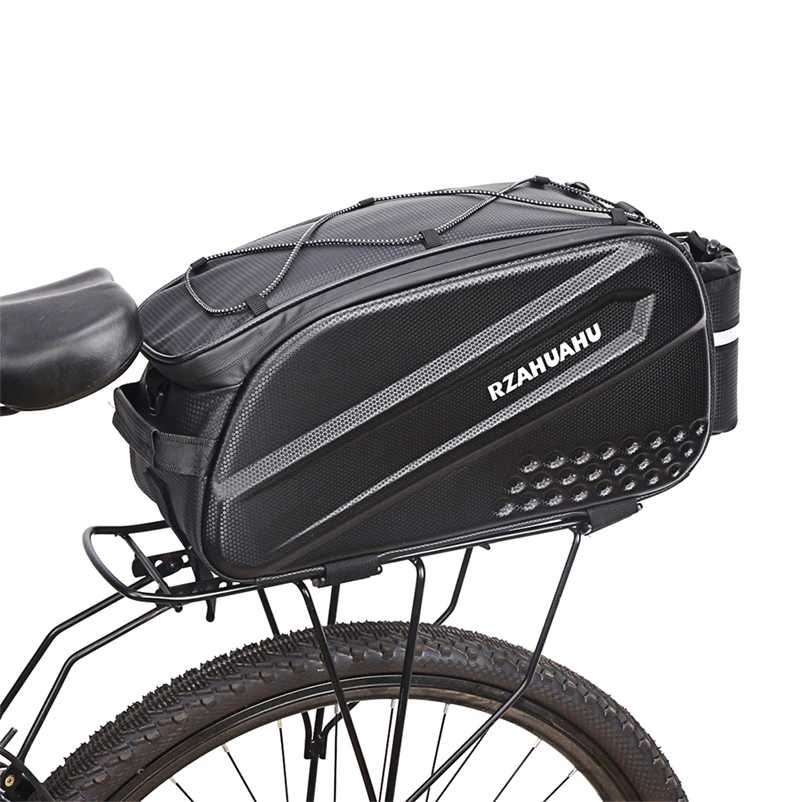 

Bicycle Bags Large Capacity Waterproof Cycling Mountain Bike Saddle Rack Trunk Lage 220113, Red