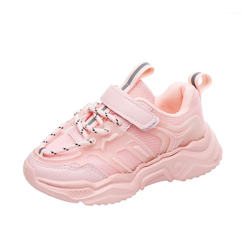 

Girls sports shoes breathable 2020 summer new middle school students shoes non-slip soft bottom children's casual wild1, Green