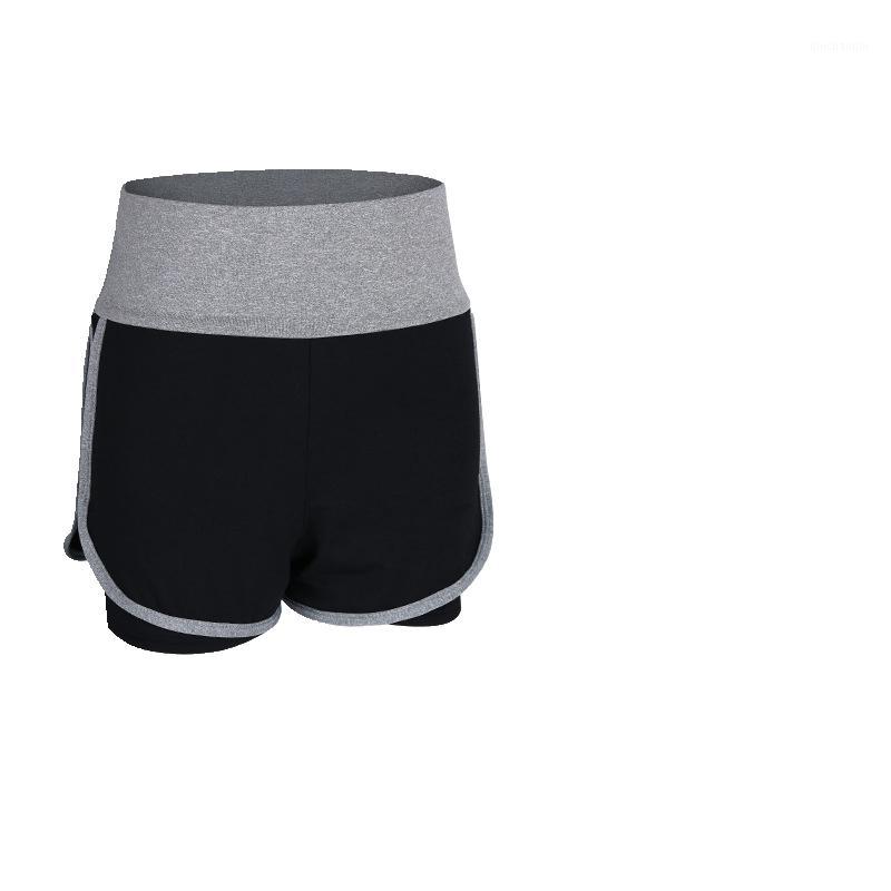 

Popular women' casual solid elastic high waist energy yoga shorts push the hip slot gym shorts sport running elastic yoga short1, Orange