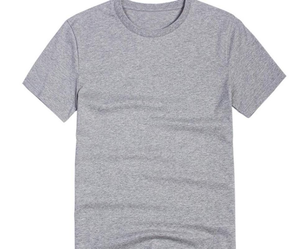 

Men's short sleeve t-shirt loose blank half sleeve wholesale, Black