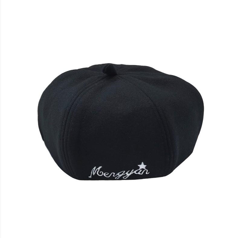 

Japanese-style Beret Women's Autumn And Winter Korean-style Versatile Painter Cap Thin Pumpkin Octagonal Cap Summer British-Styl, Purple