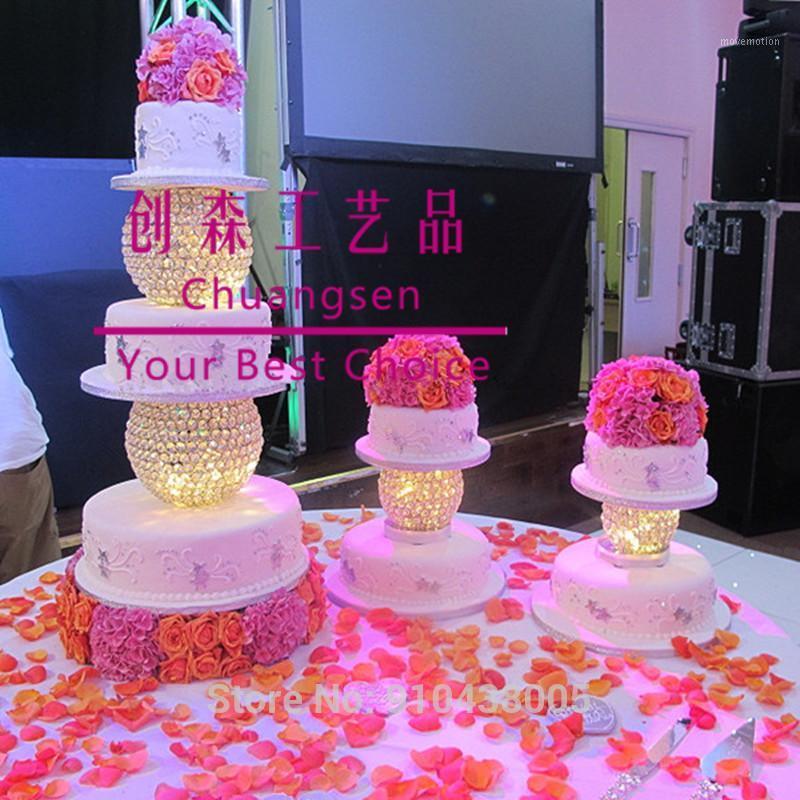 

Hot sale wedding party decoration crystal ball cake stand,wedding centerpiece cake holder , party event deco stand1