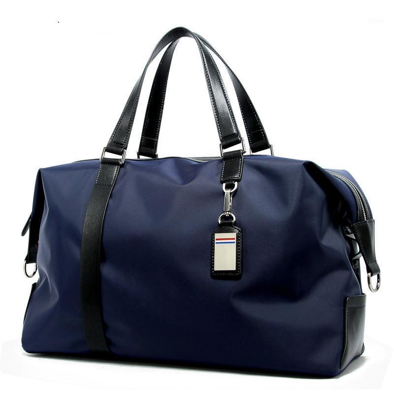 

Men's travel bag portable sports fitness bag folding Korean luggage outdoor men's1, Black