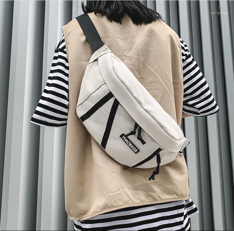 

2021 Fashion Women Men Colorful Unisex Waist Bag Belt Bag Mobile Phone Zipper Pouch Packs Belt Bags1, Black