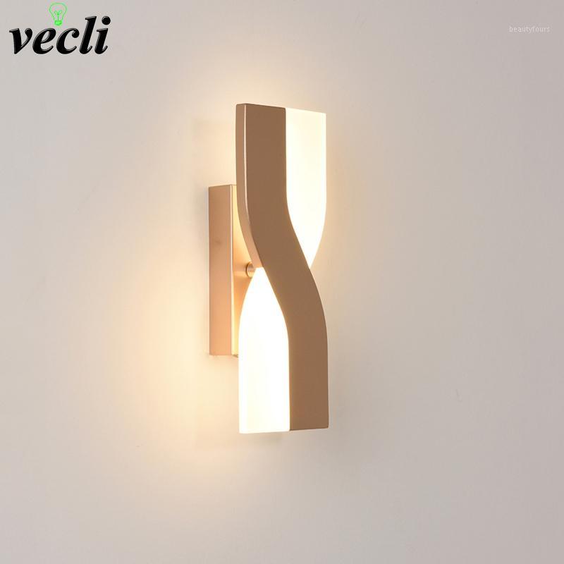 

Modern Minimalist bedside Wall Lamps Living Room Bedroom Nordic rotatable led wall Sconce background Aisle Lighting decoration1