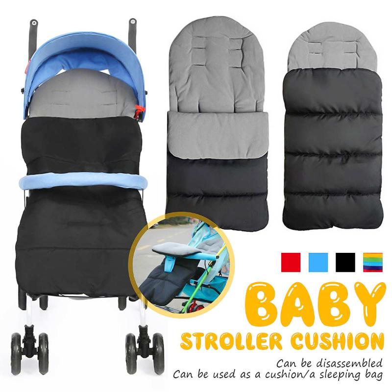 

Universal Winter Baby Toddler Footmuff Cosy Toes Apron Liner Pram Stroller Sleeping Bags Windproof Warm Thick Cotton Pad