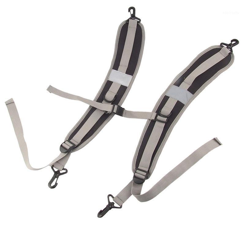 

Outdoor Backpack Shoulder Straps Climbing Water Bag Backpack Straps Adjustable Absorption Protective Shoulder Pad1, Black color
