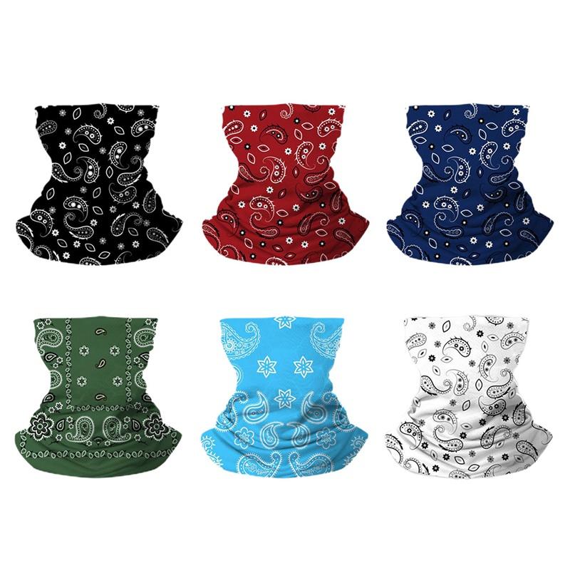 

Cycling Magic Outdoor Scarf Men Women Sun Protection Bandana Neck Covers Riding Camping Scarf Activities Multi Function Bandanas, Black