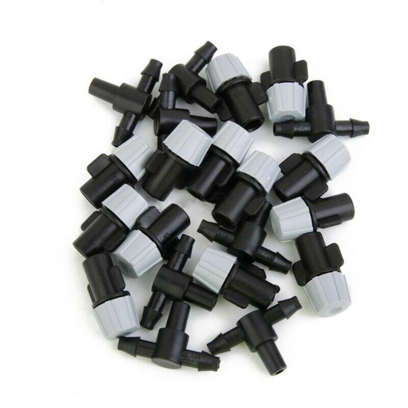 

20 Set Water Misting Atomizing Spray Sprinkler Nozzles Cooling Watering Irrigation Device Garden Supplies, Black and white