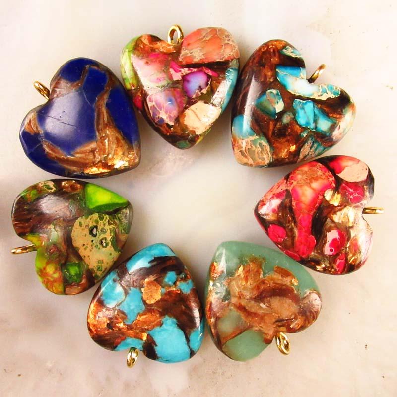 

2pcs Mixed Color Sea Sediment Jaspers Bornite Ston(Send Randomly