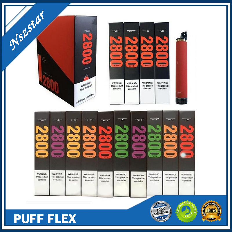 

Puff Flex Disposable Pod Device 2800 Puffs 10ml Prefilled 1500mah with Bottom Airflow Vape Pen System Kit Stick Bar for PODTWIST SWFT PRO in stock