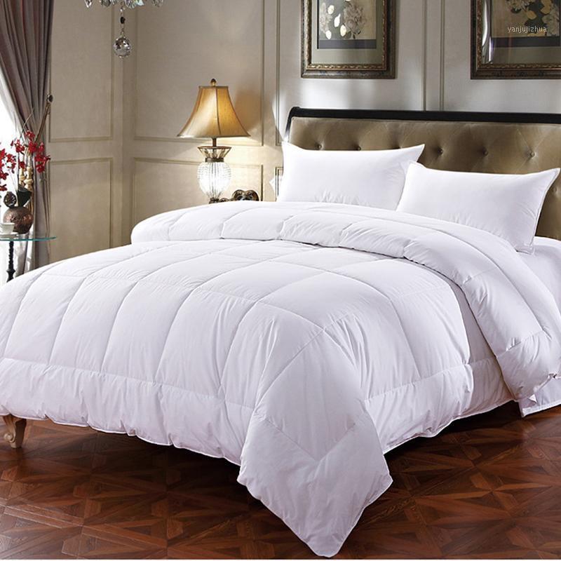 

Down Velvet Quilts Warm Autumn Winter Hotel White Duvet Quilted Bed Comforter Multiple Size Adult Bed Cover Patchwork Blanket1, 01