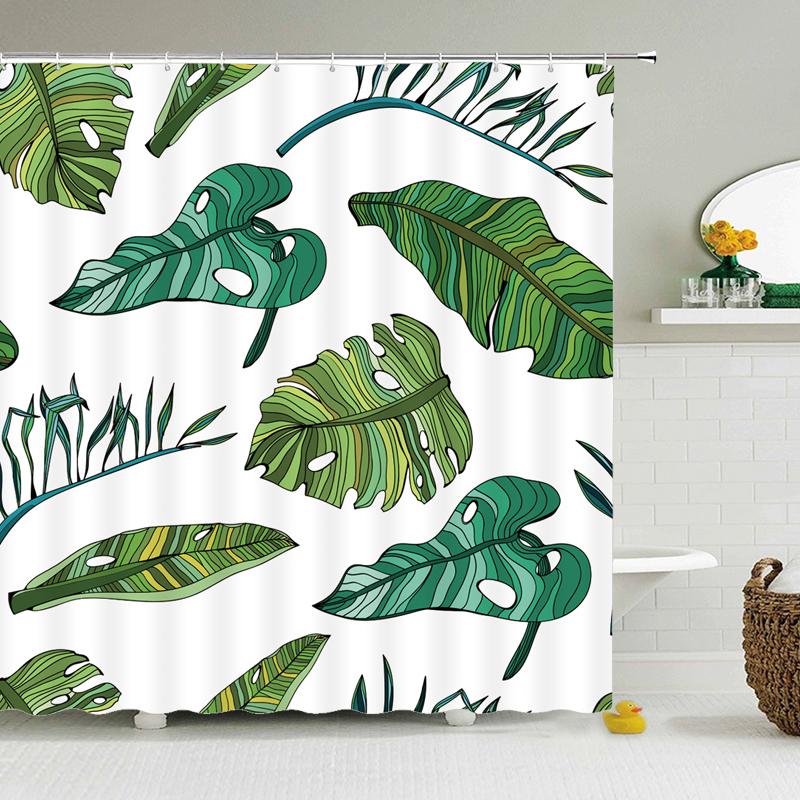 

3D Bathroom Shower Curtain Waterproof Polyester Bathroom Curtain Fresh pineapple Printing Shower Bath Screen 180X180CM
