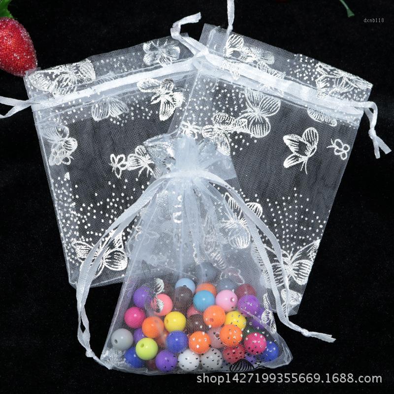 

Wholesale Butterfly Organza Bag 7x9/9X12/13X18 cm,100pcs/lot Wedding Jewelry Packaging Pouches,Gift Bags,Multi Colors1