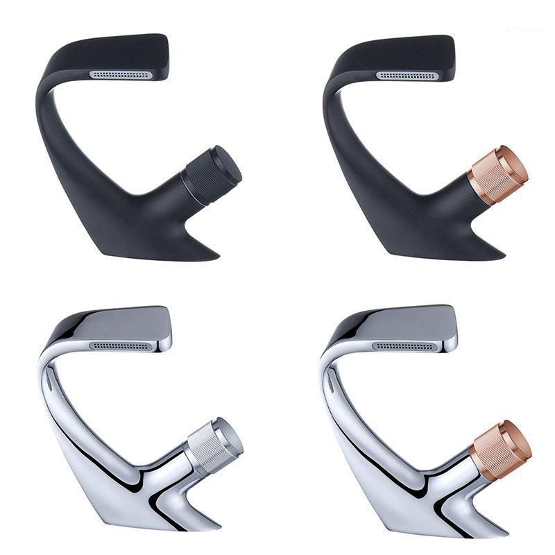 

4 Style Brass Basin Hot and Cold Faucet Waterfall Bathroom Sink Faucet Big Round Spout Chrome Mixer Tap1