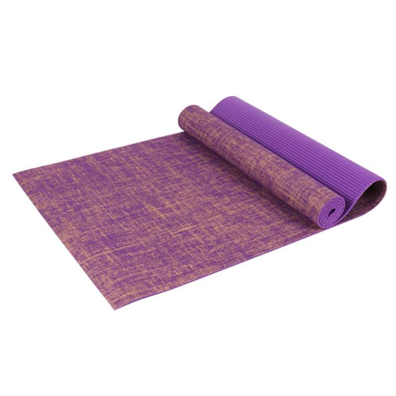 

Yoga Mat Anti-skid Sports Fitness Mat Comfort Foam Yoga Mafor Exercise and Pilates Gymnastics Home Fitness Exercise, Purple