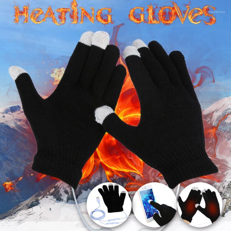 

USB Warm Hand Heating Winter Gloves Constant Temperature Portable Soft Wearable Comfortable Leisure hiver femme invierno mujer1