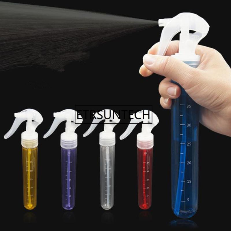 

Fashion Hair Salon Spray Bottle Hairdressing Fine Mist Refillable Bottle Sprayer Travel Transparent Plastic Container Tool F1797