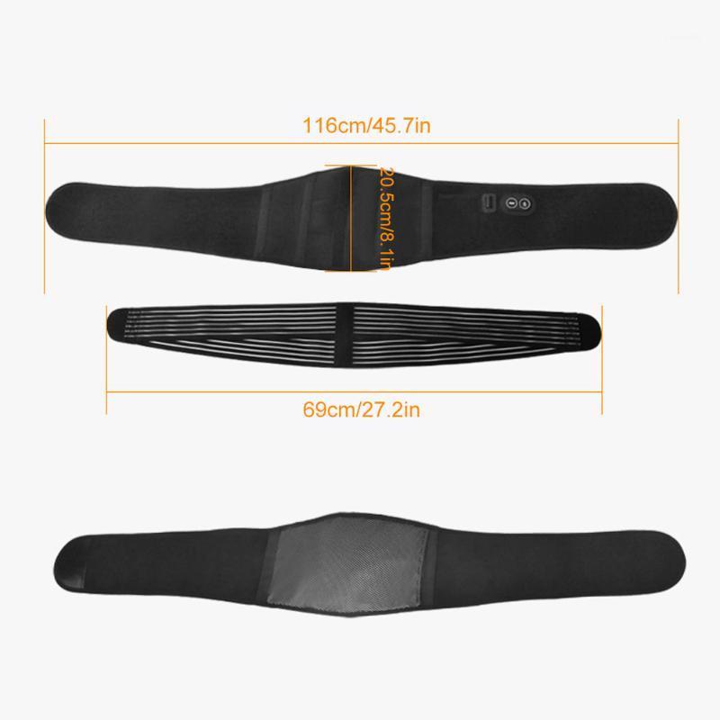 

Massaging Waist Heating Pad Portable Heating Waist Belt Far Infraredfor Abdominal Back Pain Relief with UK/US/EU Adapter1, Us plug