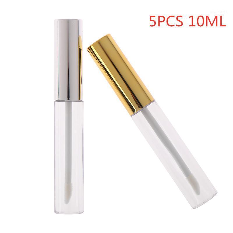 

5Pcs 10ML Or 10Pcs 1.2ML Empty Cosmetic Container Tube Lip Gloss Empty Bottle Tube Travel Gloss Clear Containers1
