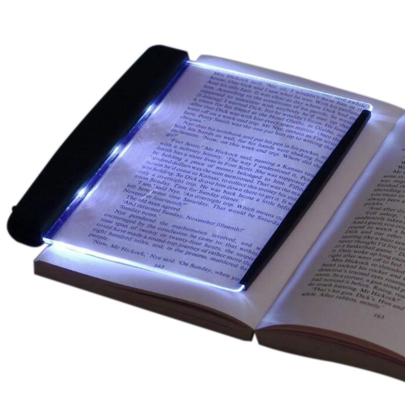 

Creative Flat Plate LED Book Light Reading Night Light Portable Travel dormitory Led Desk Lamp Eye Protect for Home Bedroom