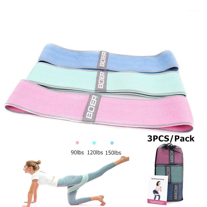 

3pcs Resistance Bands Set Fitness Rubber Gym Booty Yoga Bands 90/120/150 lbs Hip Loop Circle Home Workout Pull Rope Equipment1