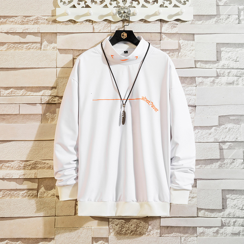 

2021 New Black White Color Sweatshirt Men's Hoodies Spring Autumn Hip Hop Casual Streetwear Clothes Jscx, Dw13 c