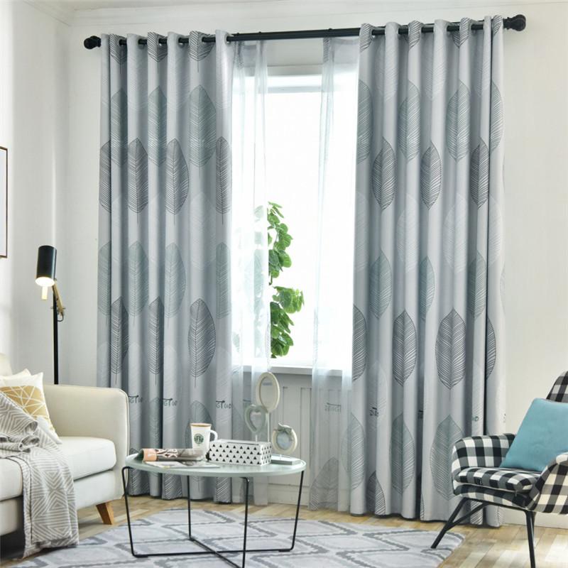 

Modern Top luxury Polyester Cotton printing Blackout curtains for villa living room upscale hotel bedroom windows decoration, Tulle