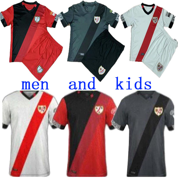 

2020 2021 Rayo Vallecano camiseta de fútbol soccer jerseys 20 21 Home Vallecas maillot de foot Away Third Men+kids Football Jersey, Blue