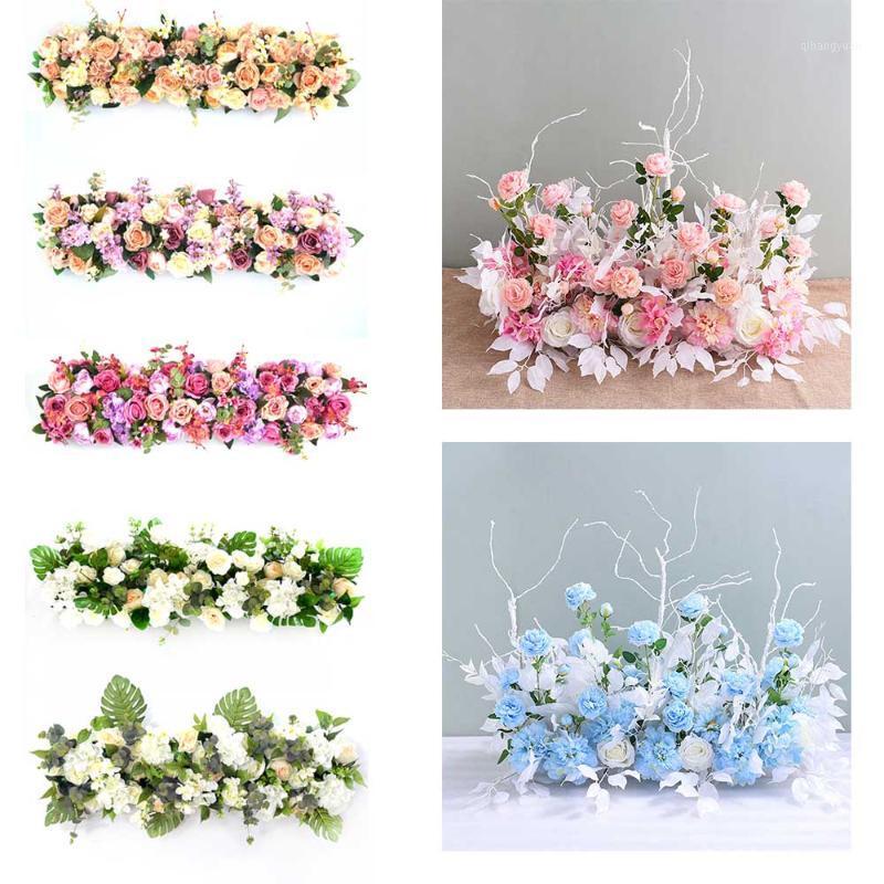 

Artificial Flower DIY wedding wall arrangement supplies silk peonies rose artificial flower row decor wedding arch backdrop1, 003