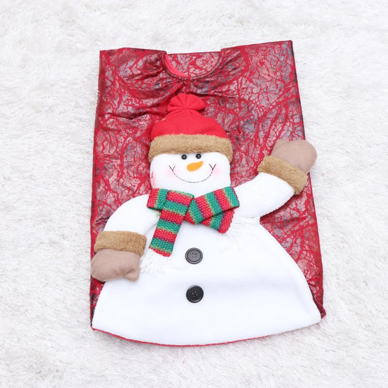 

Christmas Tree Cloth Classic Snowman Pattern Tree Apron Skirt Christmas Base Mat Dress Props for Party Shop (90cm